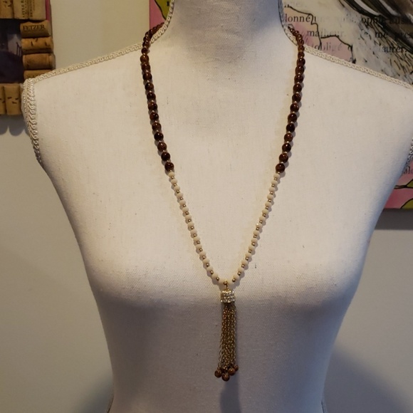 NWOT long tassel necklace - Picture 1 of 5